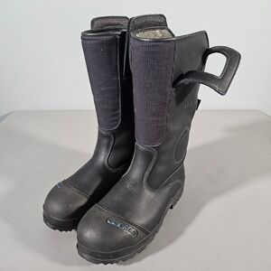 Cosmas Titan 8 X Firefighter Boots Mens 8X Black Leather Crosstech Structural